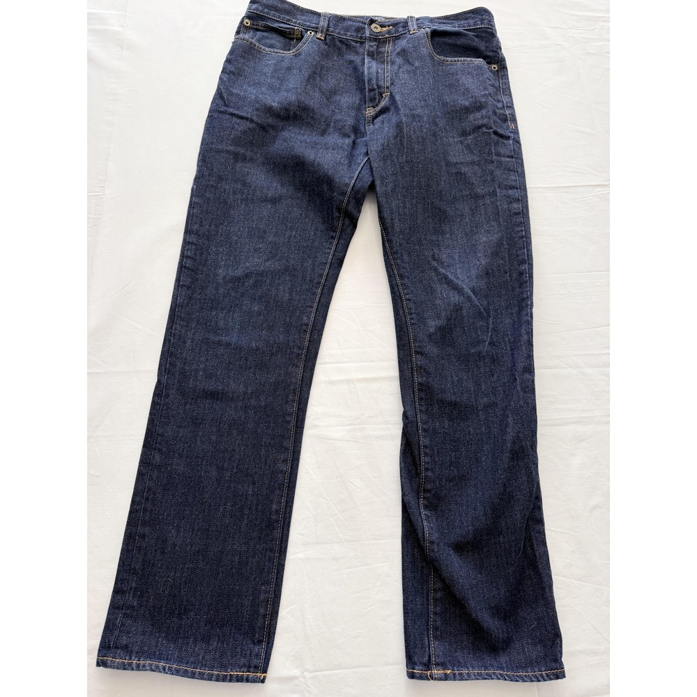 J.Crew Driggs Jeans Mens 32x30 Blue Dark Wash Slim‎ Straight Denim Pants